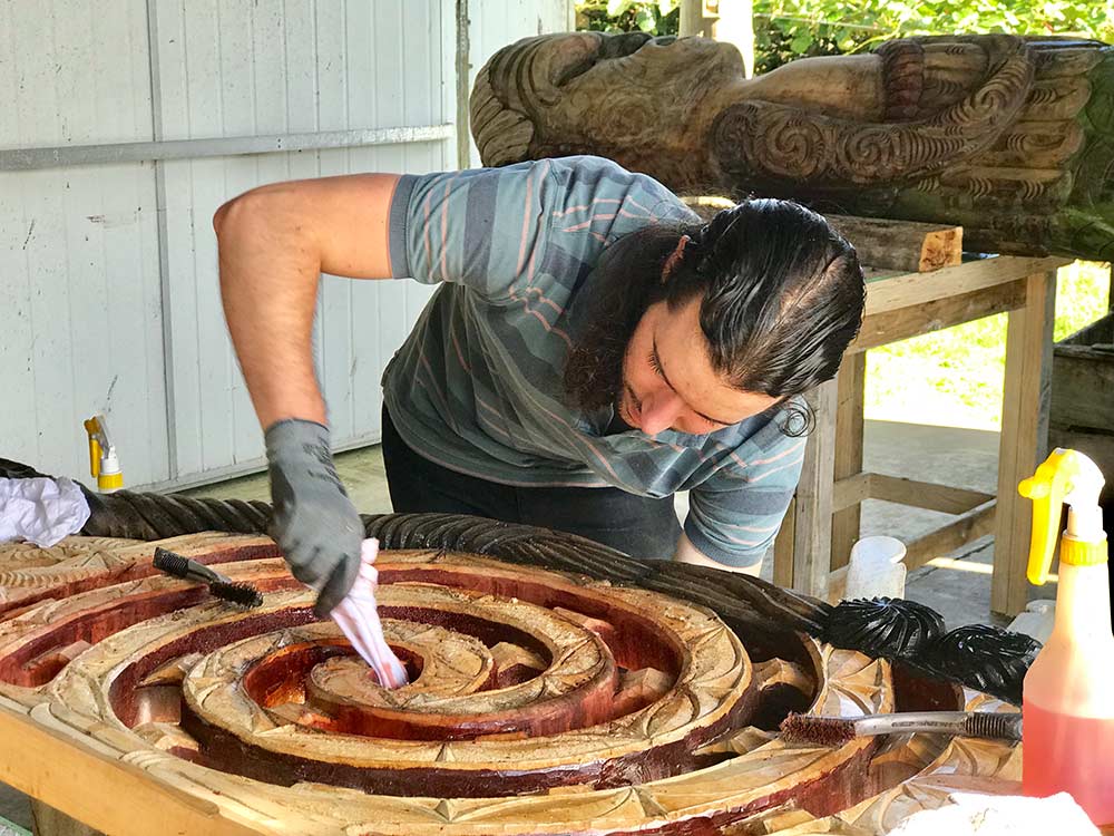 George Stripping Carving small