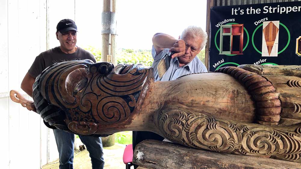 Pene and Kaumatua Te Ihi Tito small